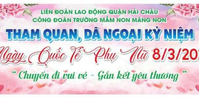 Công đoàn Măng Non tổ chức vui chơi dã ngoại mừng ngày 8/3