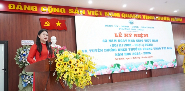 THAM DỰ HỘI NGHỊ THI ĐUA -KHEN THƯỞNG PHƯỜNG HẢI CHÂU